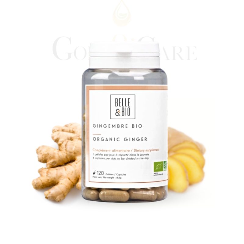 Gingembre Bio - 120 gélules - Gold And Care